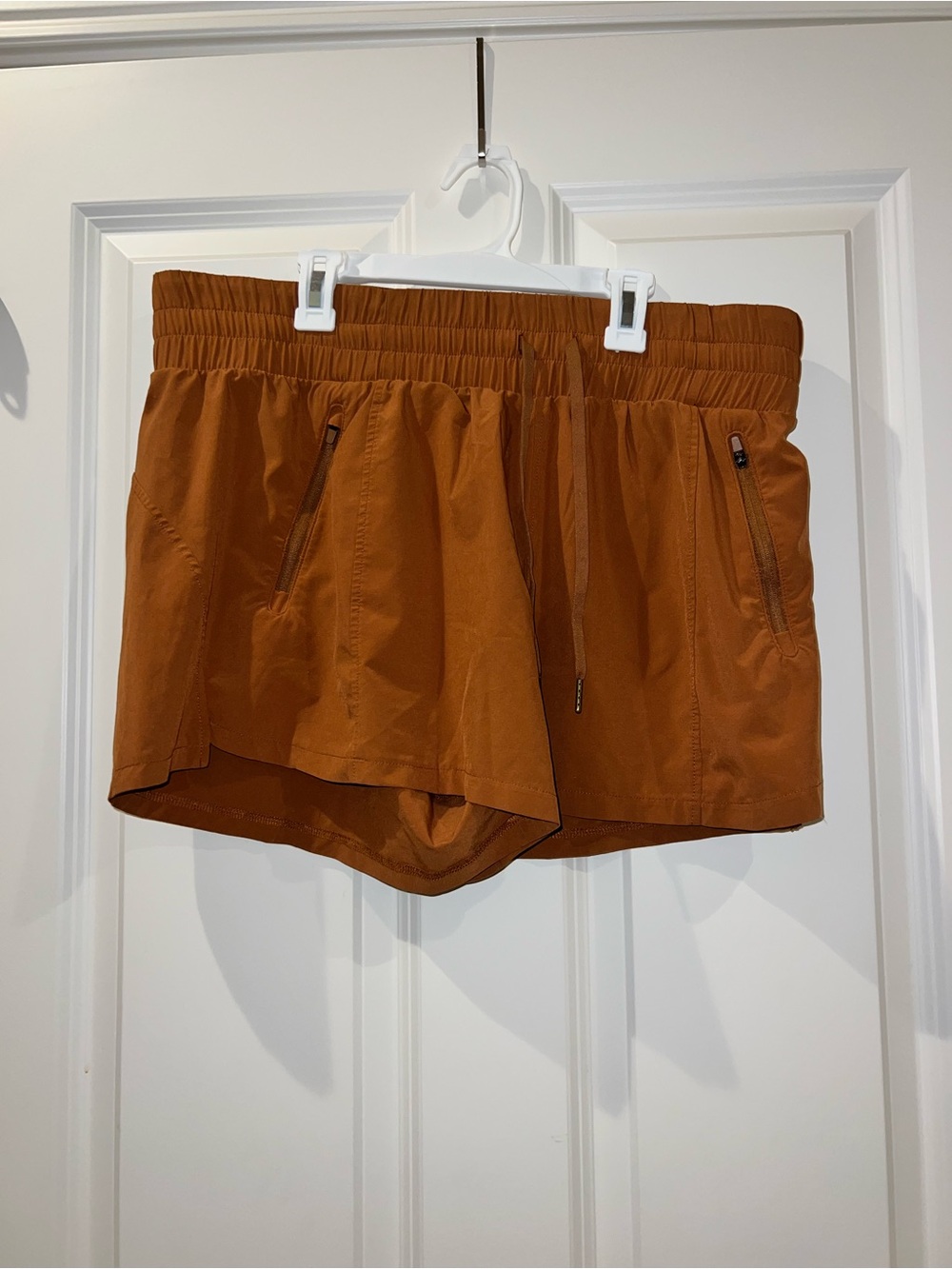 all in motion Rust Orange Athletic Drawstring Shorts